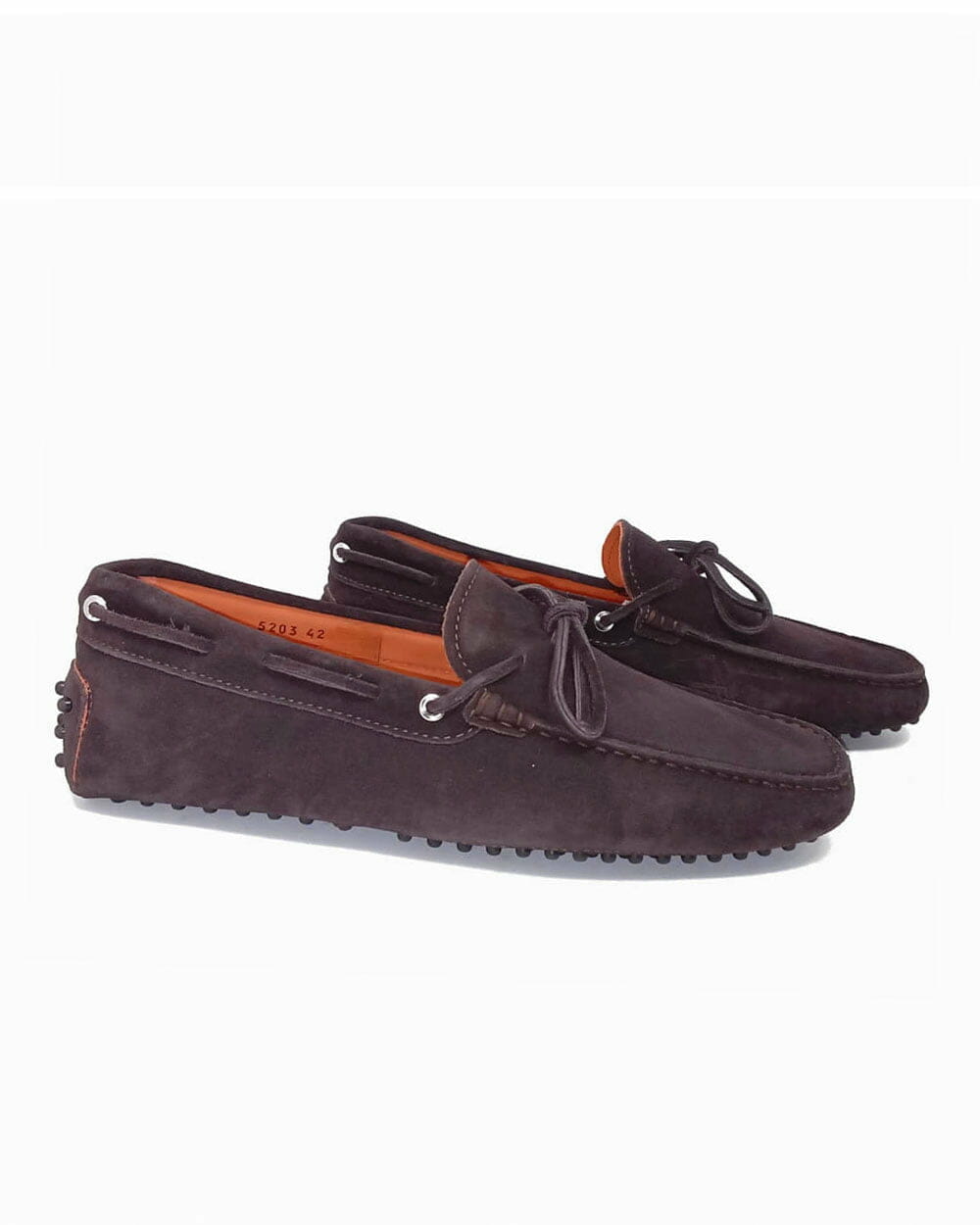Andrea ventura Mocassino Guida FIOCCO in castorino IDRO color ebano Saldi