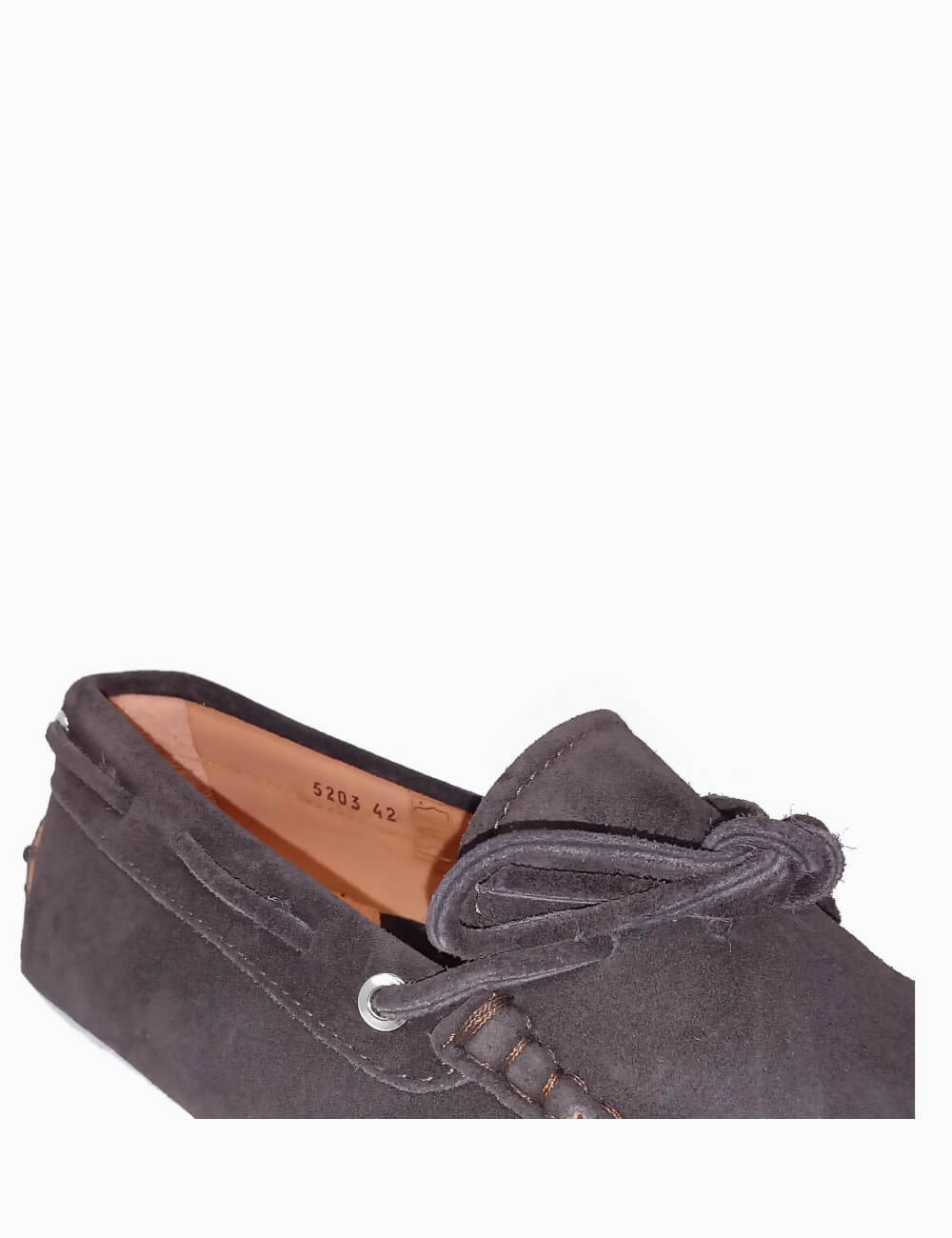 Andrea ventura Mocassino Guida FIOCCO in castorino IDRO color ebano Saldi