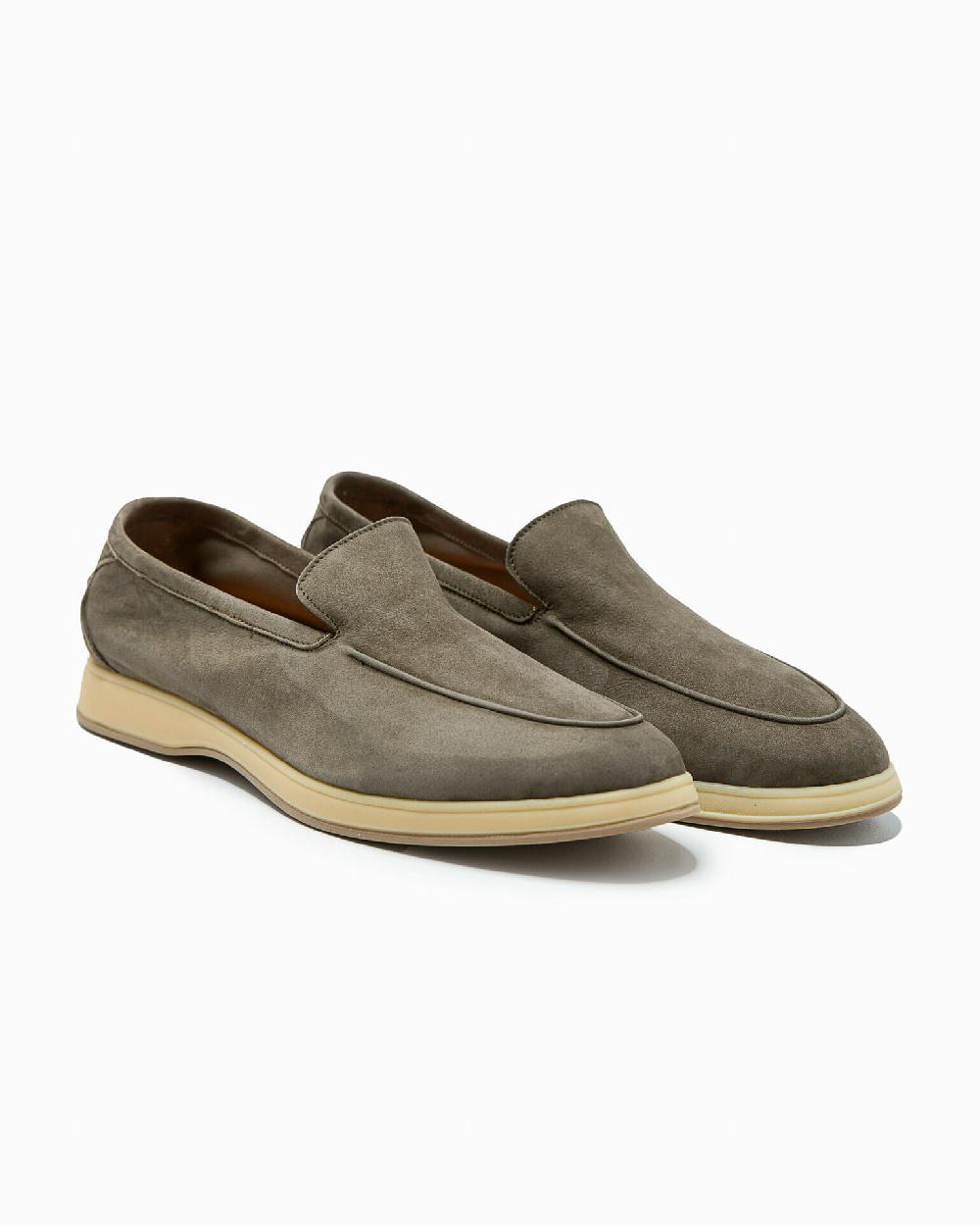 Andrea ventura MOCASSINO DONNA AQ-D COAST IN SUEDE MOLE Saldi Di Fabbrica