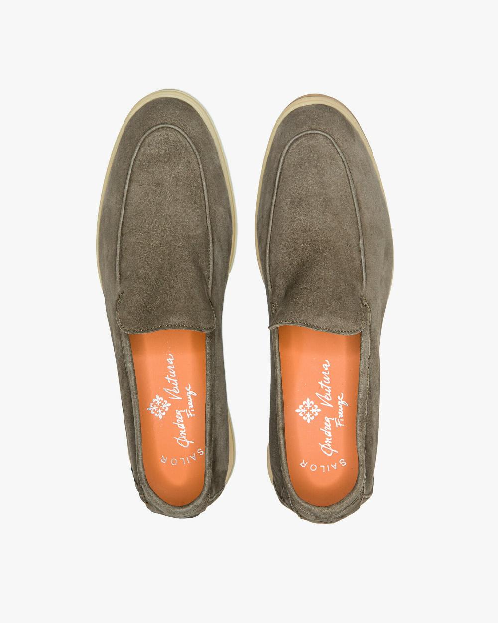 Andrea ventura MOCASSINO DONNA AQ-D COAST IN SUEDE MOLE Saldi Di Fabbrica