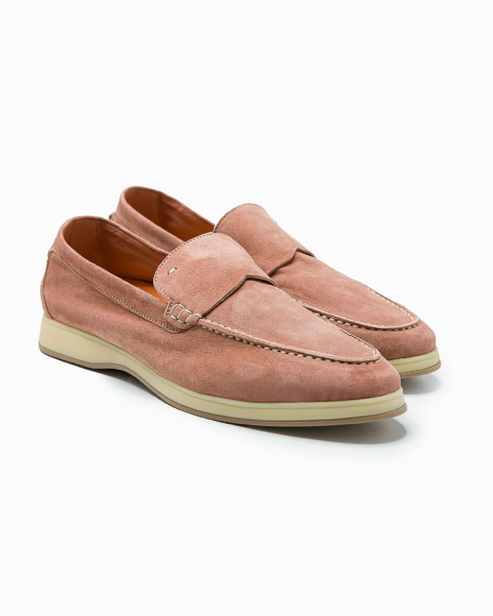 Andrea ventura MOCASSINO DONNA AQUARIVA-D 90 IN SUEDE ROSE POUDRE Nuova