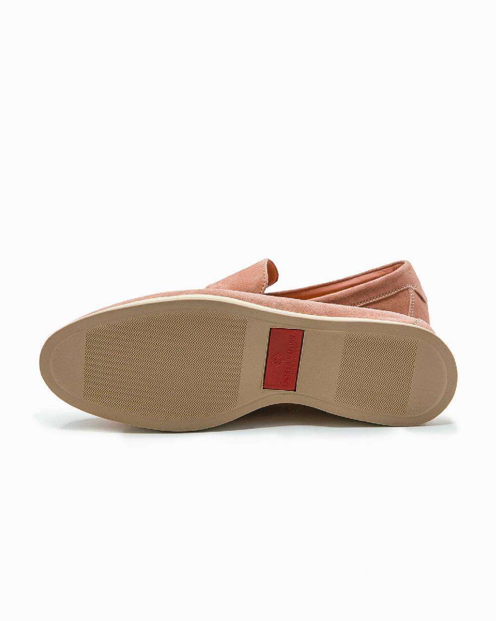 Andrea ventura MOCASSINO DONNA AQUARIVA-D 90 IN SUEDE ROSE POUDRE Nuova