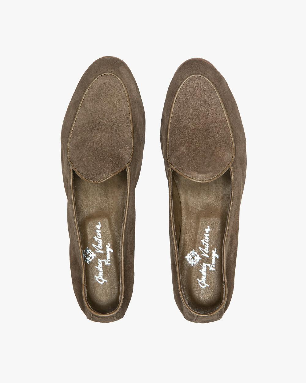 Andrea ventura MOCASSINO DONNA BELGIAN-D LS IN SUEDE BRONZO FANDANGO Moda